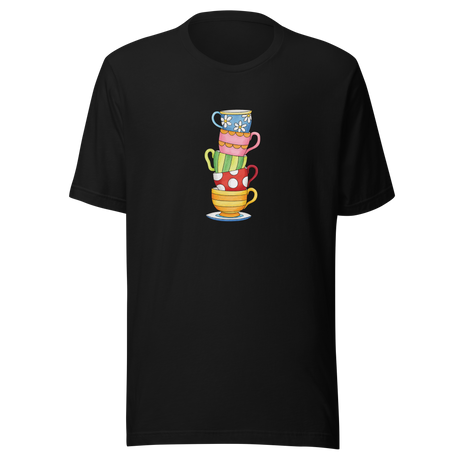 stack-of-colorful-coffee-cups-coffee-tee-cup-t-shirt-tea-tee-coffe-lover-t-shirt-gift-tee#color_black