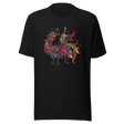 colorful-illustrated-rooster-colorful-tee-illustrated-t-shirt-rooster-tee-farm-t-shirt-animal-tee#color_black