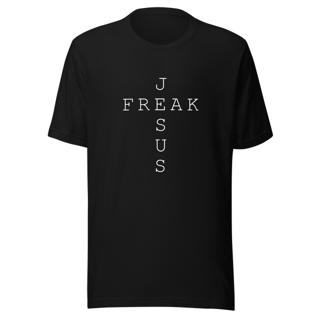 jesus-freak-in-shape-of-cross-jesus-tee-freak-t-shirt-christian-tee-t-shirt-tee#color_black