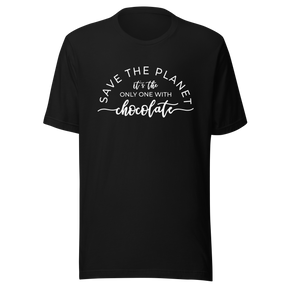 save-the-planet-its-the-only-one-with-chocolate-earth-tee-life-t-shirt-planet-tee-t-shirt-tee#color_black
