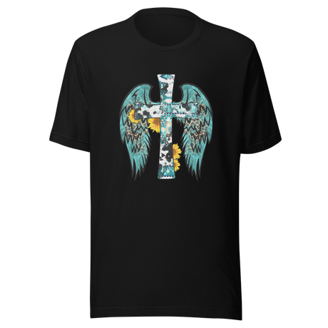 cross-with-angel-wings-teal-color-angel-wings-tee-angel-t-shirt-wings-tee-t-shirt-tee#color_black