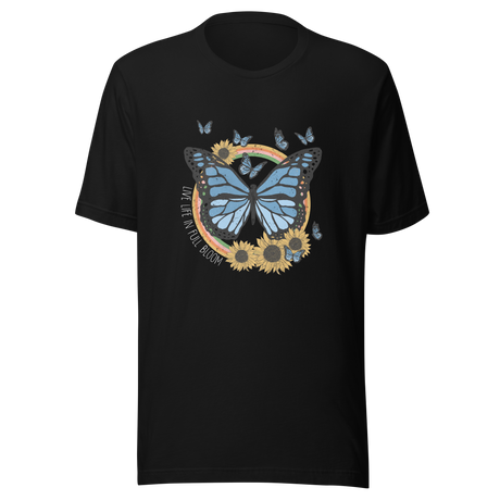 butterfly-live-life-in-full-bloom-butterfly-tee-full-bloom-t-shirt-free-tee-t-shirt-tee#color_black
