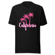 california-pink-with-palm-trees-california-tee-pink-t-shirt-summer-tee-t-shirt-tee#color_black