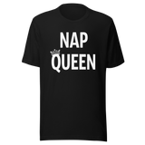 nap-queen-nap-tee-queen-t-shirt-girls-tee-life-t-shirt-sleeping-tee#color_black