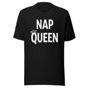 nap-queen-nap-tee-queen-t-shirt-girls-tee-life-t-shirt-sleeping-tee#color_black