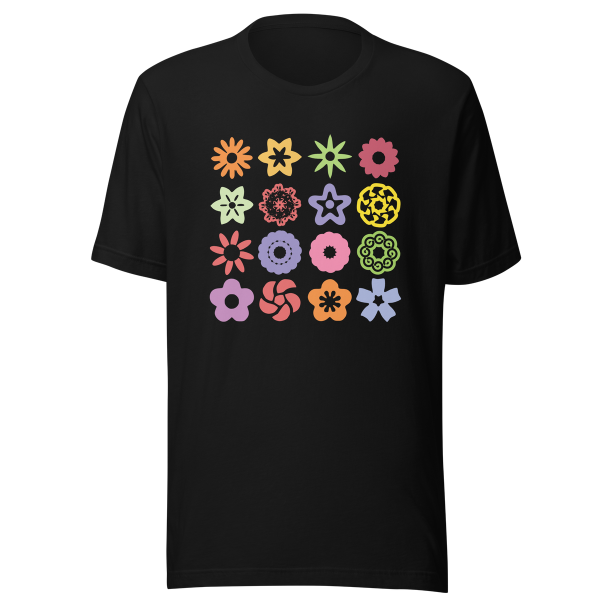 multi-color-shapes-4x4-shape-tee-abstract-t-shirt-colorful-tee-simple-t-shirt-gift-tee#color_black