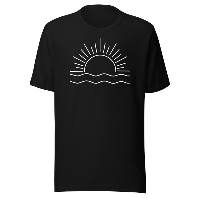 sunset-sunrise-with-ocean-ripples-travel-tee-life-t-shirt-travel-tee-sunset-t-shirt-sunrise-tee#color_black