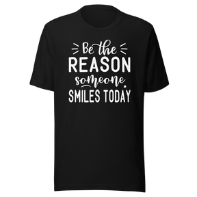 be-the-reason-someone-smiles-today-life-tee-motivational-t-shirt-life-tee-positivity-t-shirt-kindness-tee#color_black
