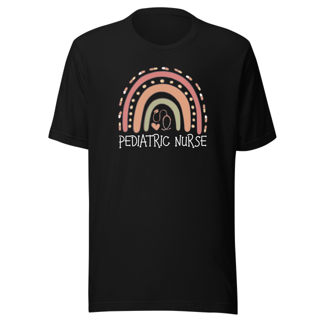 pediatric-nurse-nurse-tee-doctor-t-shirt-caring-tee-compassionate-t-shirt-dedicated-tee#color_black