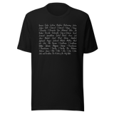 The 66 Books Of The Bible - Faith Tee - Faith T-Shirt - Religion Tee - Christian T-Shirt - Bible Tee
