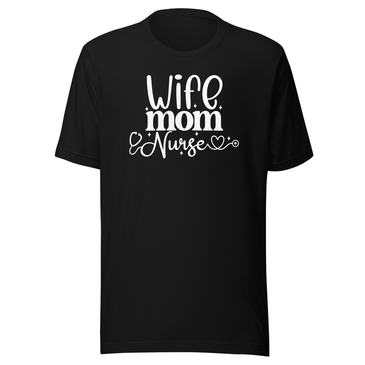 wife-mom-nurse-nurse-tee-mom-t-shirt-caring-tee-strong-t-shirt-compassionate-tee#color_black