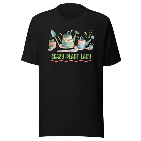 crazy-plant-lady-with-gardening-tools-plants-tee-flowers-t-shirt-plants-tee-gardening-t-shirt-t-shirt-tee#color_black