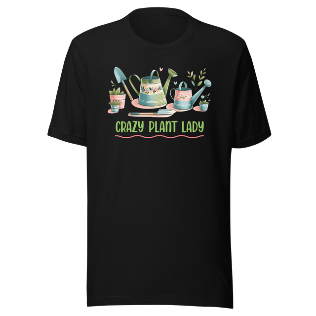 crazy-plant-lady-with-gardening-tools-plants-tee-flowers-t-shirt-plants-tee-gardening-t-shirt-t-shirt-tee#color_black