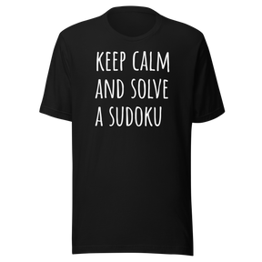 keep-calm-and-solve-a-sudoku-classic-tee-sudoku-t-shirt-calm-t-shirt-logic-tee-puzzler-t-shirt#color_black
