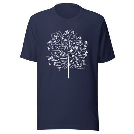 tree-with-leaves-nature-tee-tree-t-shirt-forest-tee-nature-t-shirt-outdoors-tee#color_navy