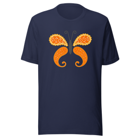 orange-butterfly-butterfly-tee-nature-t-shirt-butterflies-tee-orange-t-shirt-gift-tee#color_navy