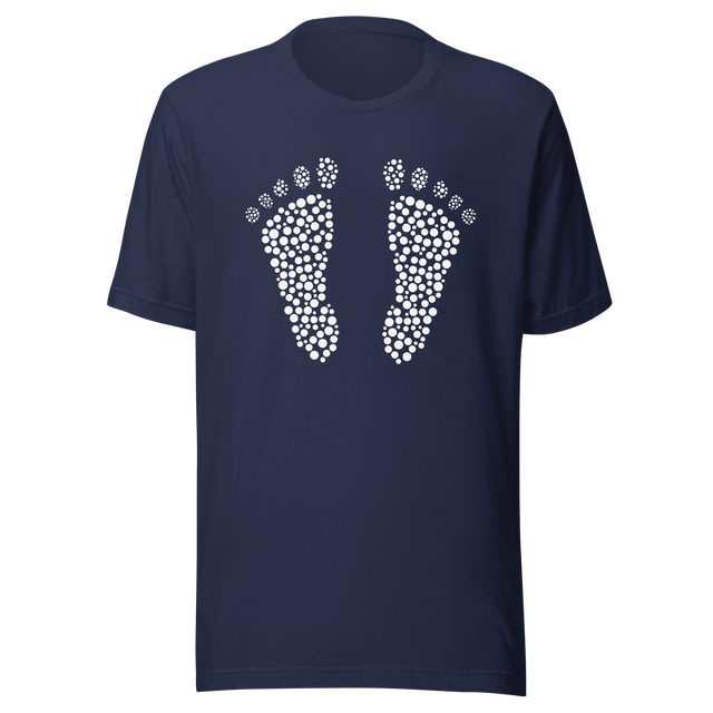 two-footprints-feet-tee-cute-t-shirt-black-tee-inspirational-t-shirt-gift-tee#color_navy