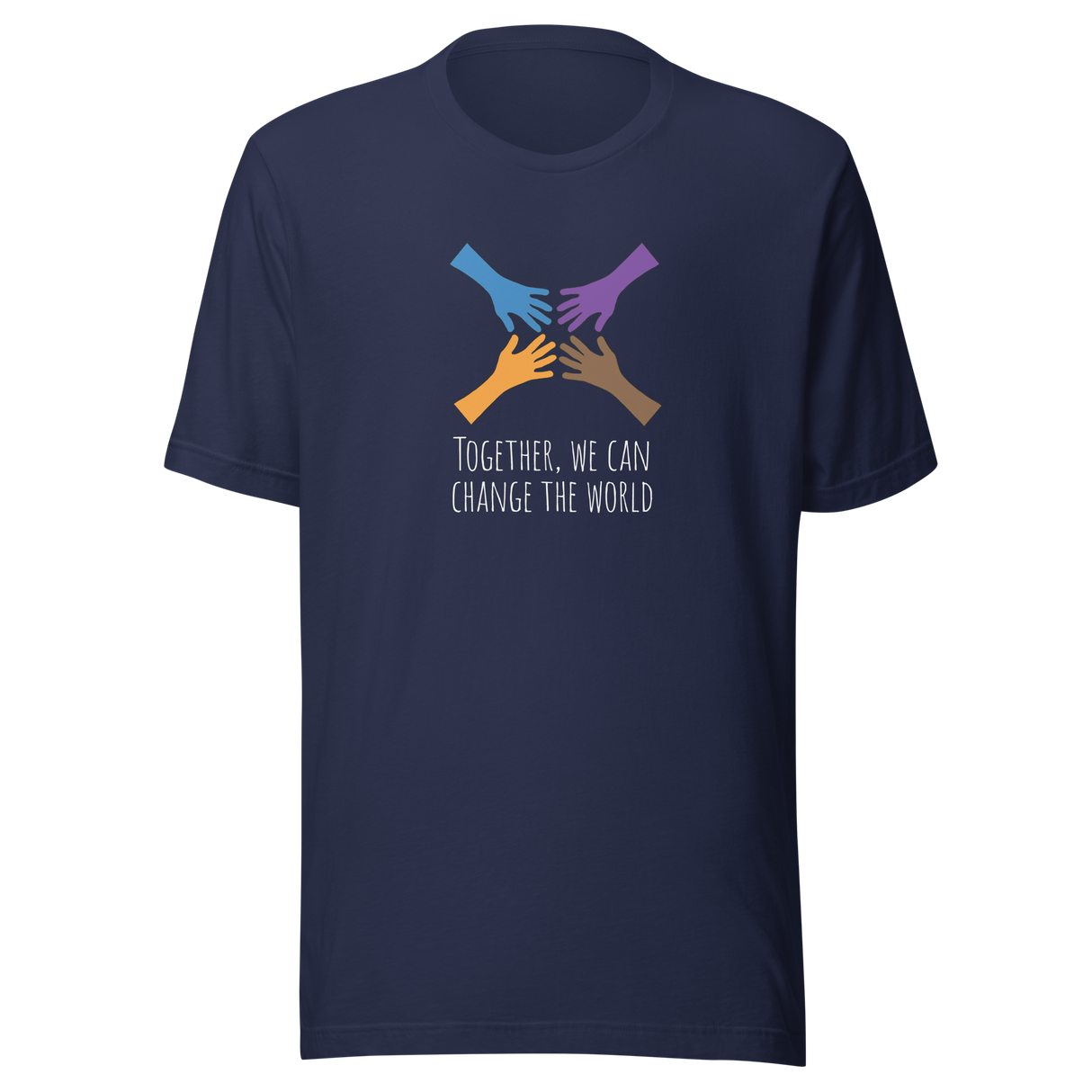together-we-can-change-the-world-unity-tee-world-t-shirt-change-tee-inspirational-t-shirt-motivational-tee#color_navy