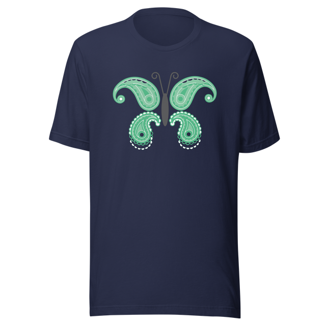 green-butterfly-butterfly-tee-nature-t-shirt-butterflies-tee-green-t-shirt-gift-tee#color_navy