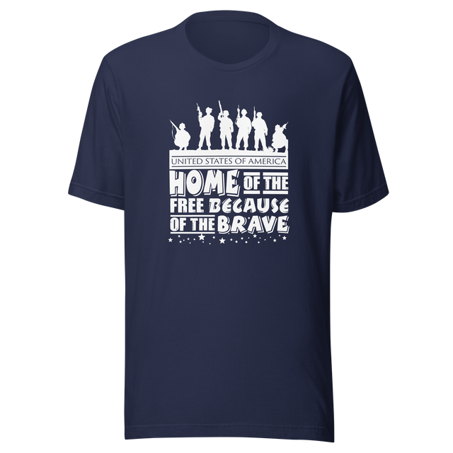 home-of-the-free-because-of-the-brave-4th-of-july-tee-american-t-shirt-flag-tee-patriotic-t-shirt-usa-tee#color_navy