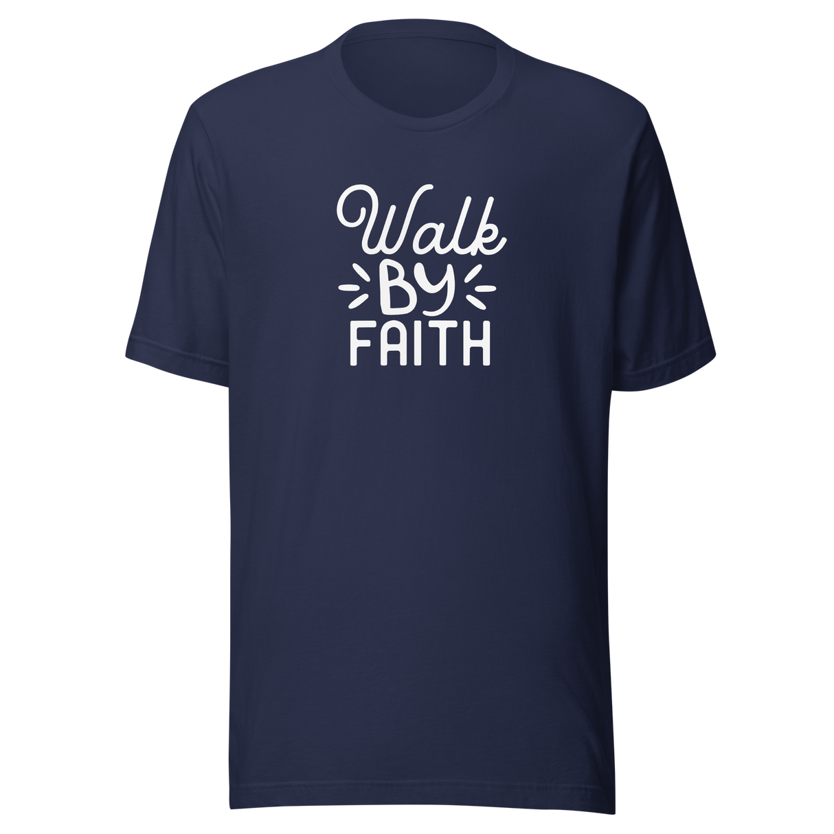 walk-the-faith-christian-tee-faith-t-shirt-bible-tee-jesus-t-shirt-religion-tee#color_navy