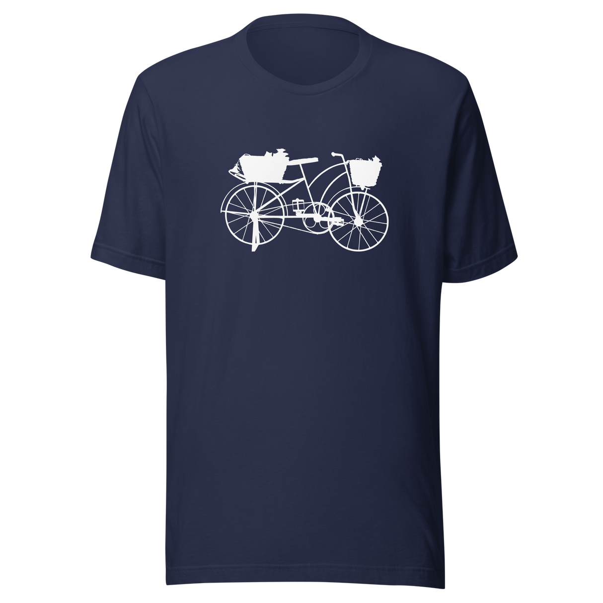 bicycle-silhouette-with-front-and-back-baskets-bicycle-tee-bike-t-shirt-silhouette-tee-gift-t-shirt-mom-tee#color_navy
