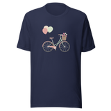 bicycle-with-flowers-in-front-basket-and-balloons-tied-to-back-bicycle-tee-bike-t-shirt-balloons-tee-gift-t-shirt-mom-tee#color_navy