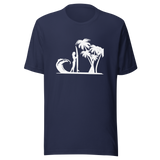 surfer-standing-on-beach-with-wave-and-palm-trees-surf-tee-beach-t-shirt-surfer-tee-beach-t-shirt-surfing-tee#color_navy