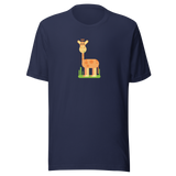 giraffe-illustrated-giraffe-tee-animal-t-shirt-cute-tee-safari-t-shirt-children-tee#color_navy