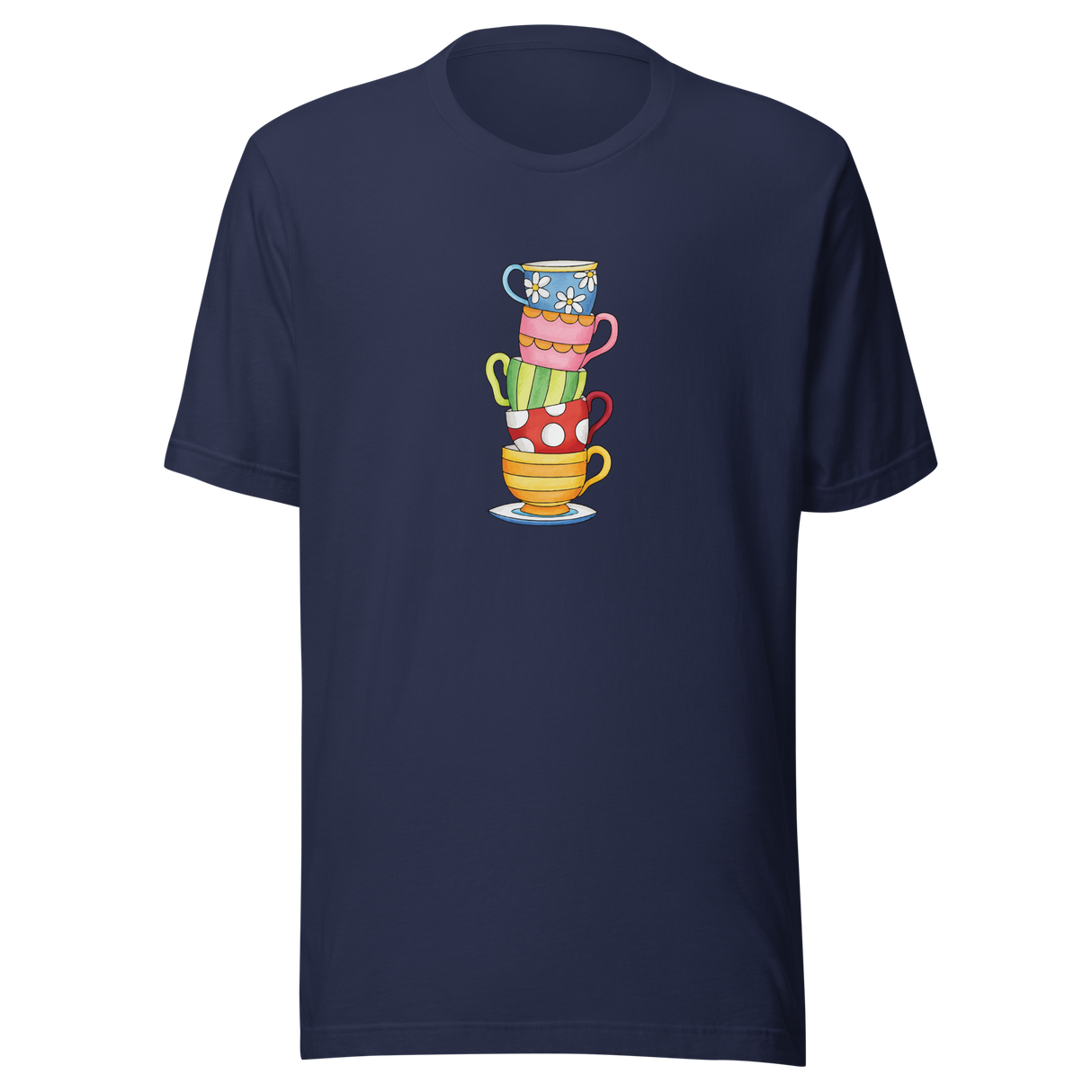 stack-of-colorful-coffee-cups-coffee-tee-cup-t-shirt-tea-tee-coffe-lover-t-shirt-gift-tee#color_navy