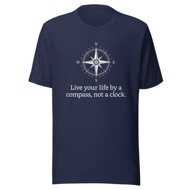 live-by-the-compass-not-by-the-clock-live-by-compass-tee-compass-t-shirt-explore-tee-t-shirt-tee#color_navy