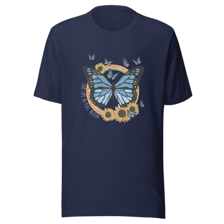 butterfly-live-life-in-full-bloom-butterfly-tee-full-bloom-t-shirt-free-tee-t-shirt-tee#color_navy