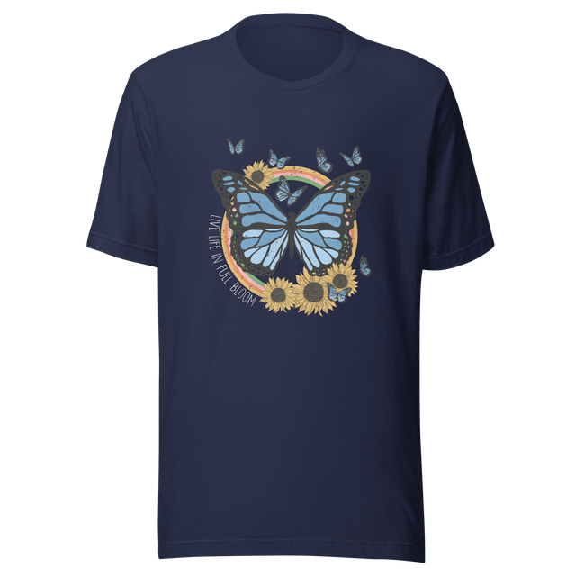 butterfly-live-life-in-full-bloom-butterfly-tee-full-bloom-t-shirt-free-tee-t-shirt-tee#color_black