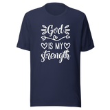 god-is-my-strength-jesus-tee-everything-t-shirt-christian-tee-t-shirt-tee#color_navy