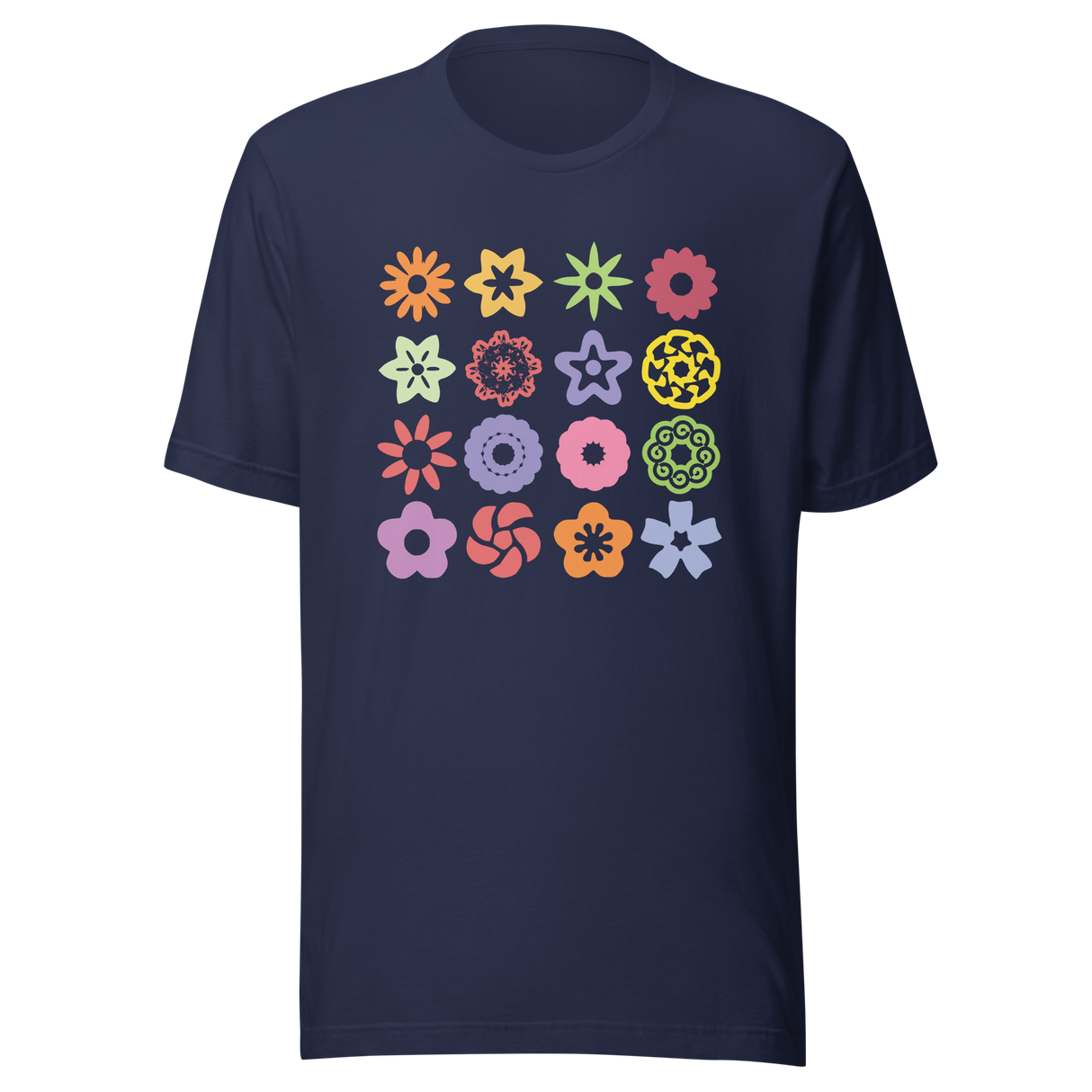 multi-color-shapes-4x4-shape-tee-abstract-t-shirt-colorful-tee-simple-t-shirt-gift-tee#color_navy