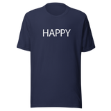 Happy - Happy Tee - Cute T-Shirt - Summer Tee - Inspirational T-Shirt - Motivational Tee