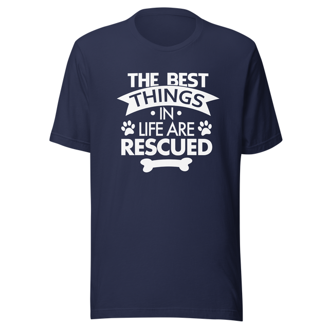 the-best-things-in-life-are-rescued-dogs-tee-rescued-t-shirt-dogs-tee-canine-t-shirt-companionship-tee#color_navy