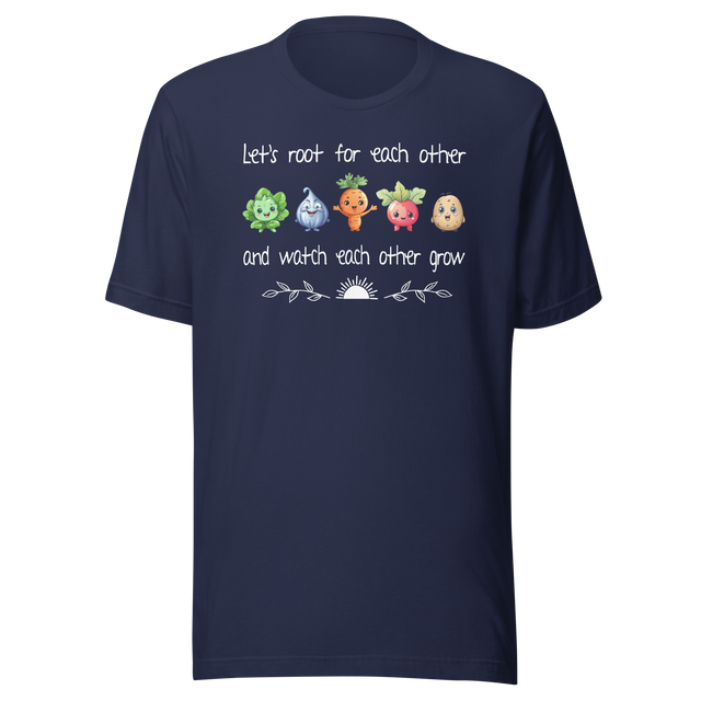 lets-root-for-each-other-and-watch-each-other-grow-food-tee-motivational-t-shirt-foodie-tee-empowerment-t-shirt-growth-tee#color_navy