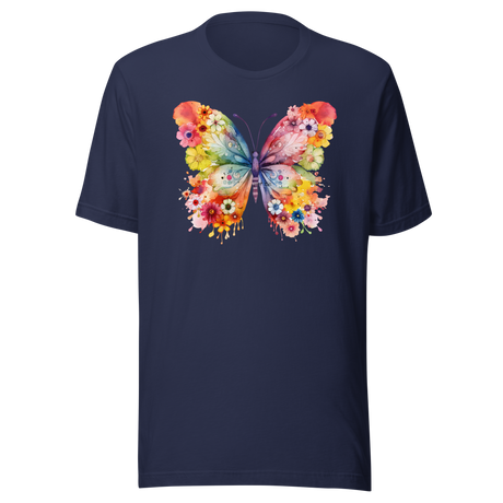 Butterfly Hippie Retro - Retro Tee - Life T-Shirt - Vintage Tee - Bohemian T-Shirt - 70s Tee