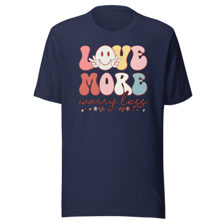 love-more-worry-less-retro-vintage-smiley-face-and-flowers-retro-tee-life-t-shirt-retro-tee-vintage-t-shirt-t-shirt-tee#color_navy