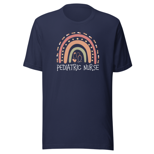 pediatric-nurse-nurse-tee-doctor-t-shirt-caring-tee-compassionate-t-shirt-dedicated-tee#color_navy