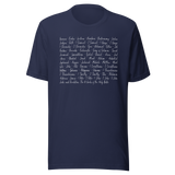 The 66 Books Of The Bible - Faith Tee - Faith T-Shirt - Religion Tee - Christian T-Shirt - Bible Tee
