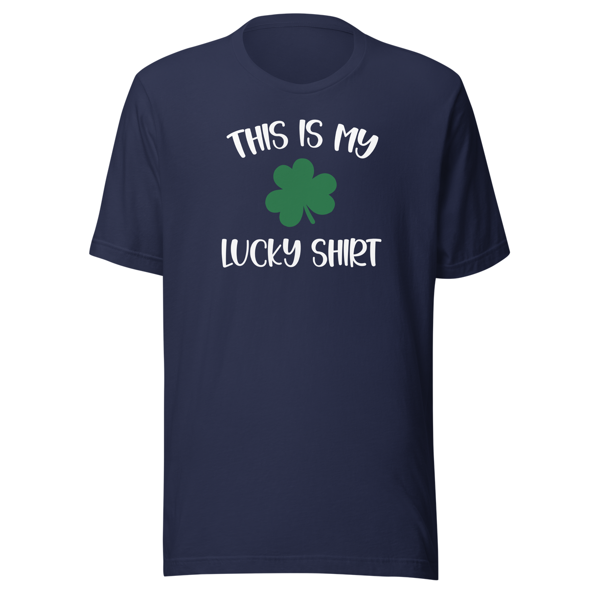 this-is-my-lucky-shirt-with-clover-leaf-holidays-tee-holiday-t-shirt-t-shirt-tee-lucky-t-shirt-clover-tee#color_navy