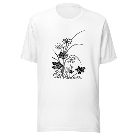 group-of-mixed-flowers-flowers-tee-mix-t-shirt-floral-tee-floral-t-shirt-ladies-tee#color_white