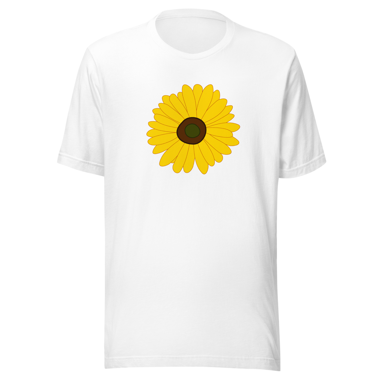 yellow-sunflower-sunflower-tee-yellow-t-shirt-flower-tee-floral-t-shirt-ladies-tee#color_white