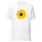 yellow-sunflower-sunflower-tee-yellow-t-shirt-flower-tee-floral-t-shirt-ladies-tee#color_white