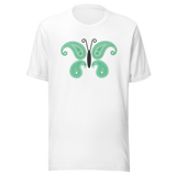 green-butterfly-butterfly-tee-nature-t-shirt-butterflies-tee-green-t-shirt-gift-tee#color_white