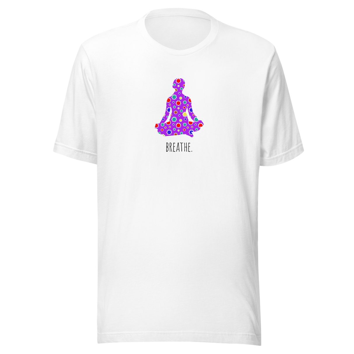breathe-meditation-tee-breathe-t-shirt-yoga-tee-healthy-t-shirt-anxiety-tee#color_white