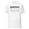 democrats-very-bad-review-republican-tee-democrat-t-shirt-election-tee-politics-t-shirt-usa-tee#color_white