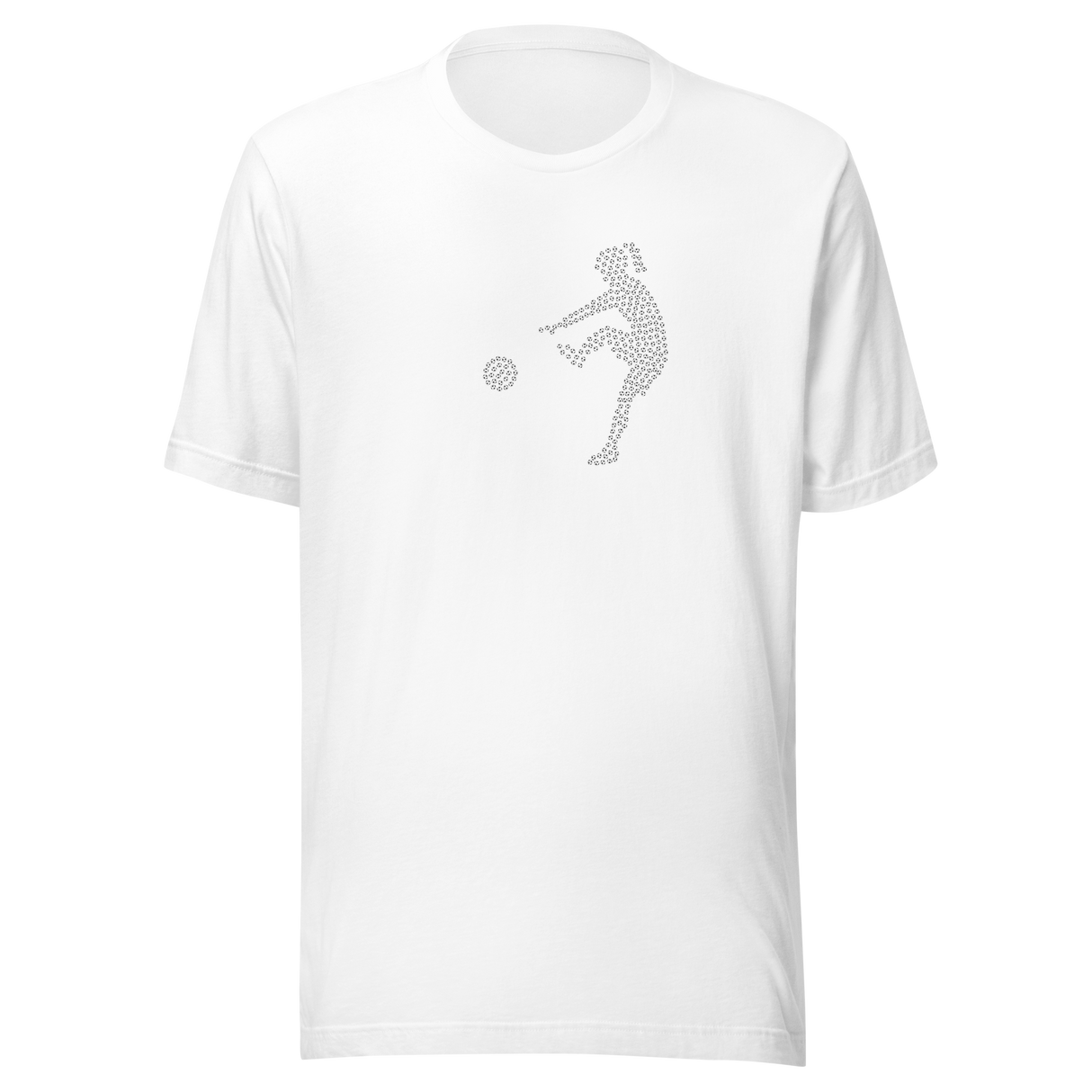 girl-playing-soccer-silhouette-image-made-from-many-soccer-balls-soccer-tee-girls-t-shirt-football-tee-sports-t-shirt-gift-tee#color_white